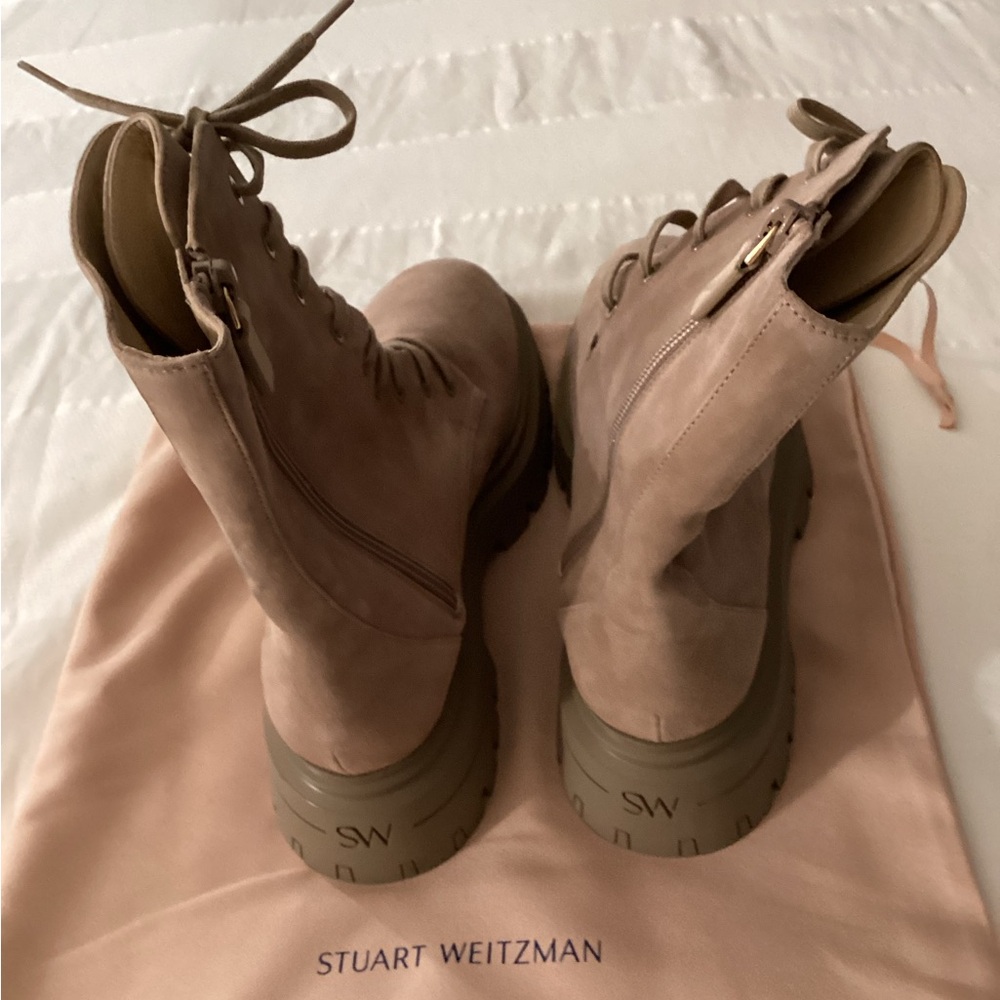 Bedford Sleek Lace-Up Bootie Cashmere Tonal - image 5